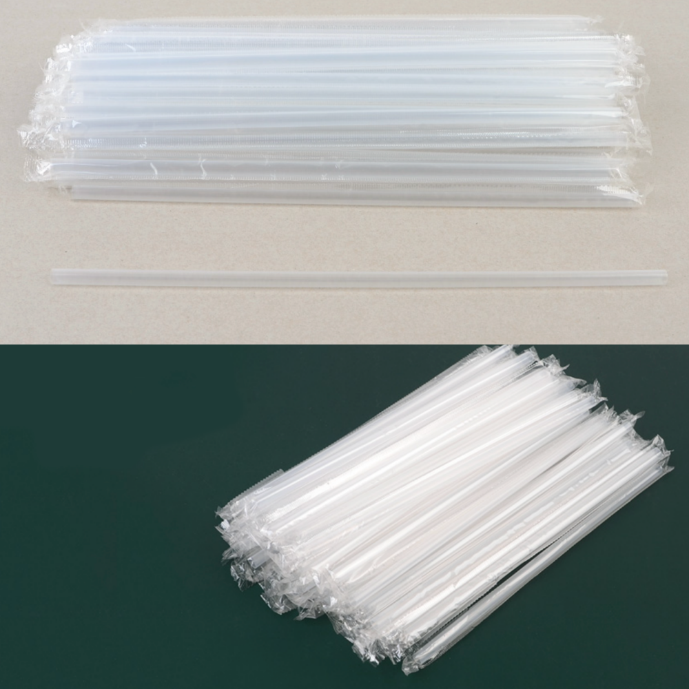 사탕수수BIO카페용품빨대 음료용음료빨대 위생관리 6mm 21cm 50p 6mm x 21cm - 상품 이미지