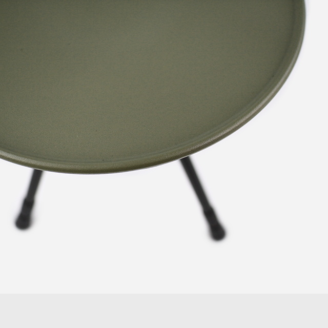 KOOLMAN 쿨맨 원형 사이드 경량 캠핑 테이블 블랙