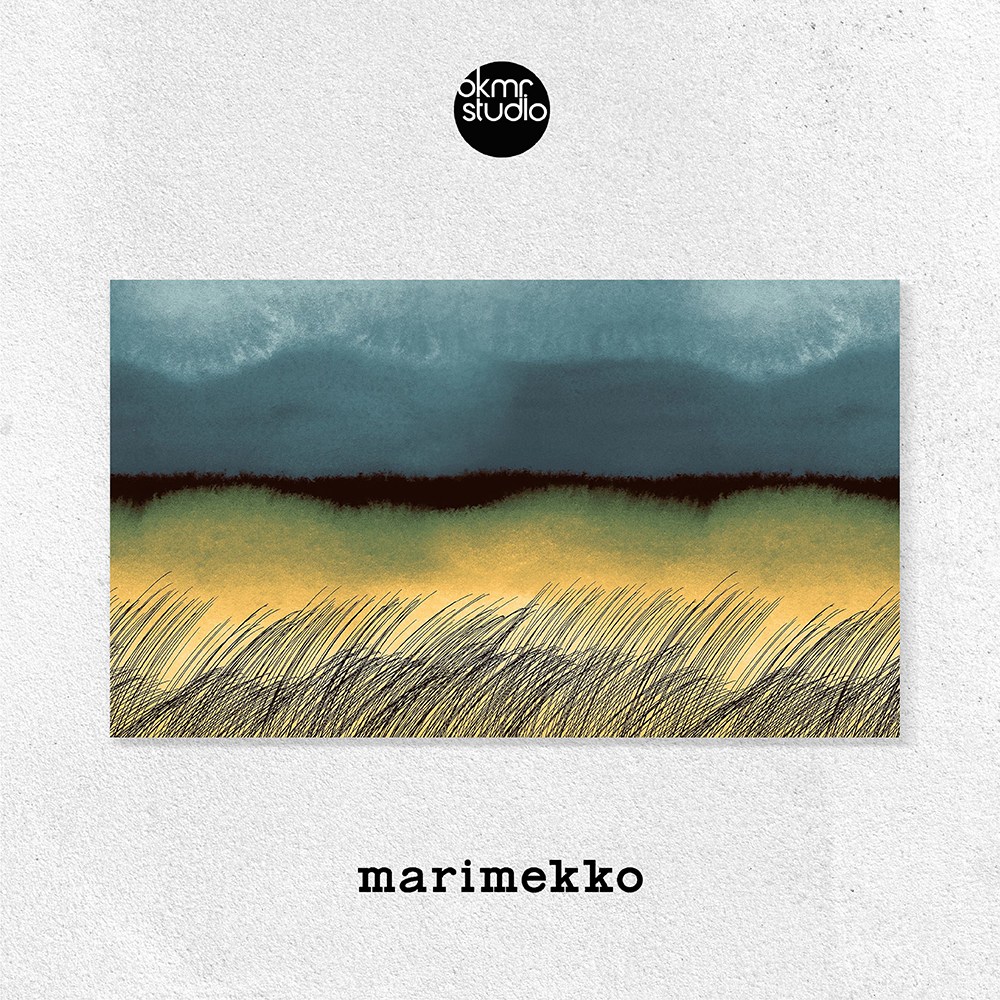 마리메꼬 노을 캔버스 패브릭 대형 그림 거실 액자