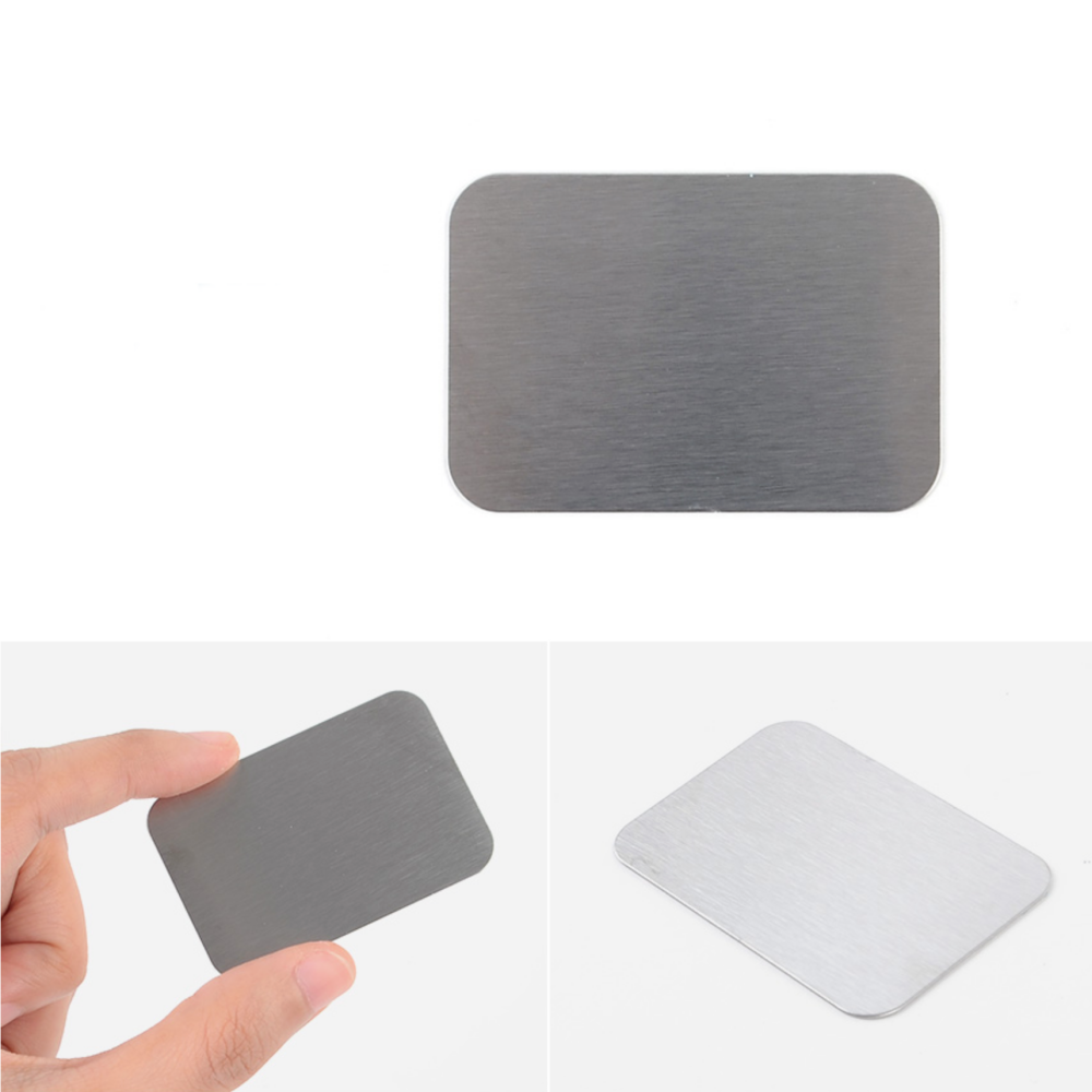 무타공용품 거치용 미니사각 자석철판 철판스티커 5종 1p 51x27mm - 상품 이미지