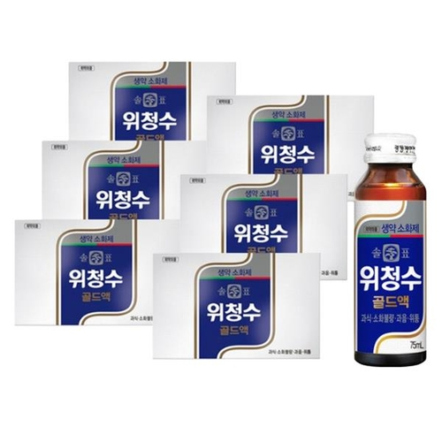 광동 솔표 위청수 골드액 75ml 60개 : 스마트바잉