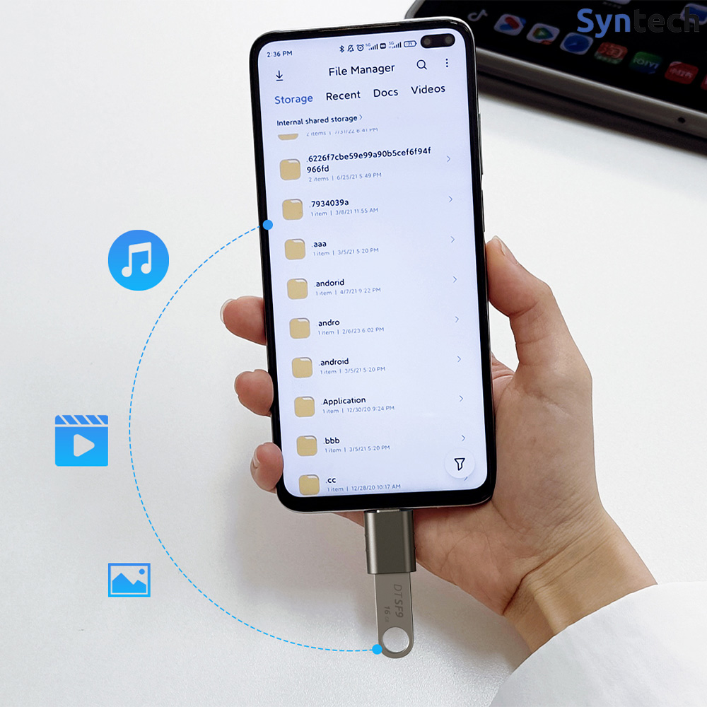 C타입 젠더 USB A to C 변환젠더 2개입 신테크 이미지 7