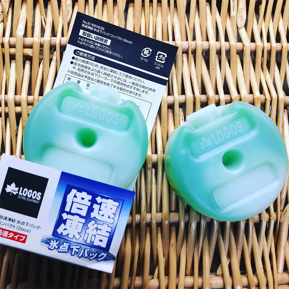 로고스 배속동결 빙점하 아이스팩 보냉팩 젤 아이스박스 얼음 80g x 2pcs