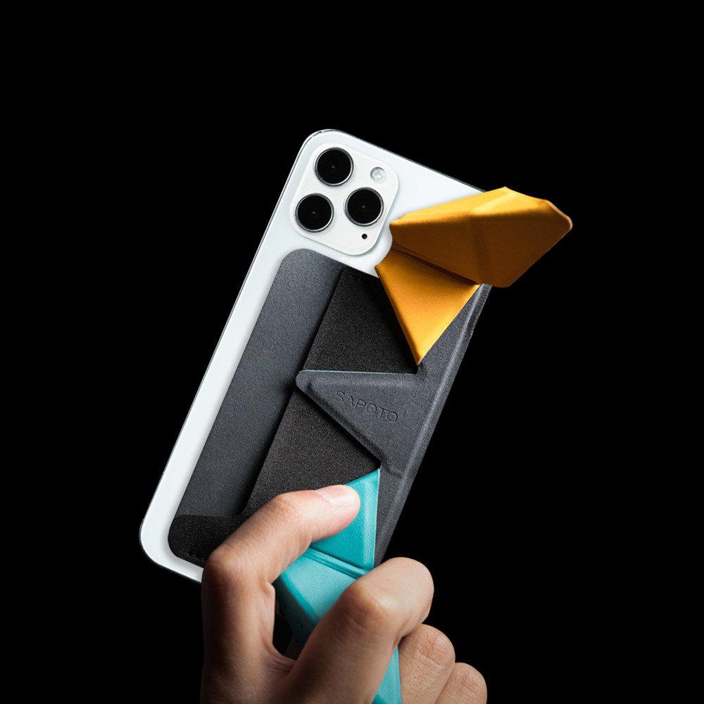 사포토 부착형 조이패드 모바일 게임패드 핸드폰 카드지갑 그립 거치대 - 상품 이미지