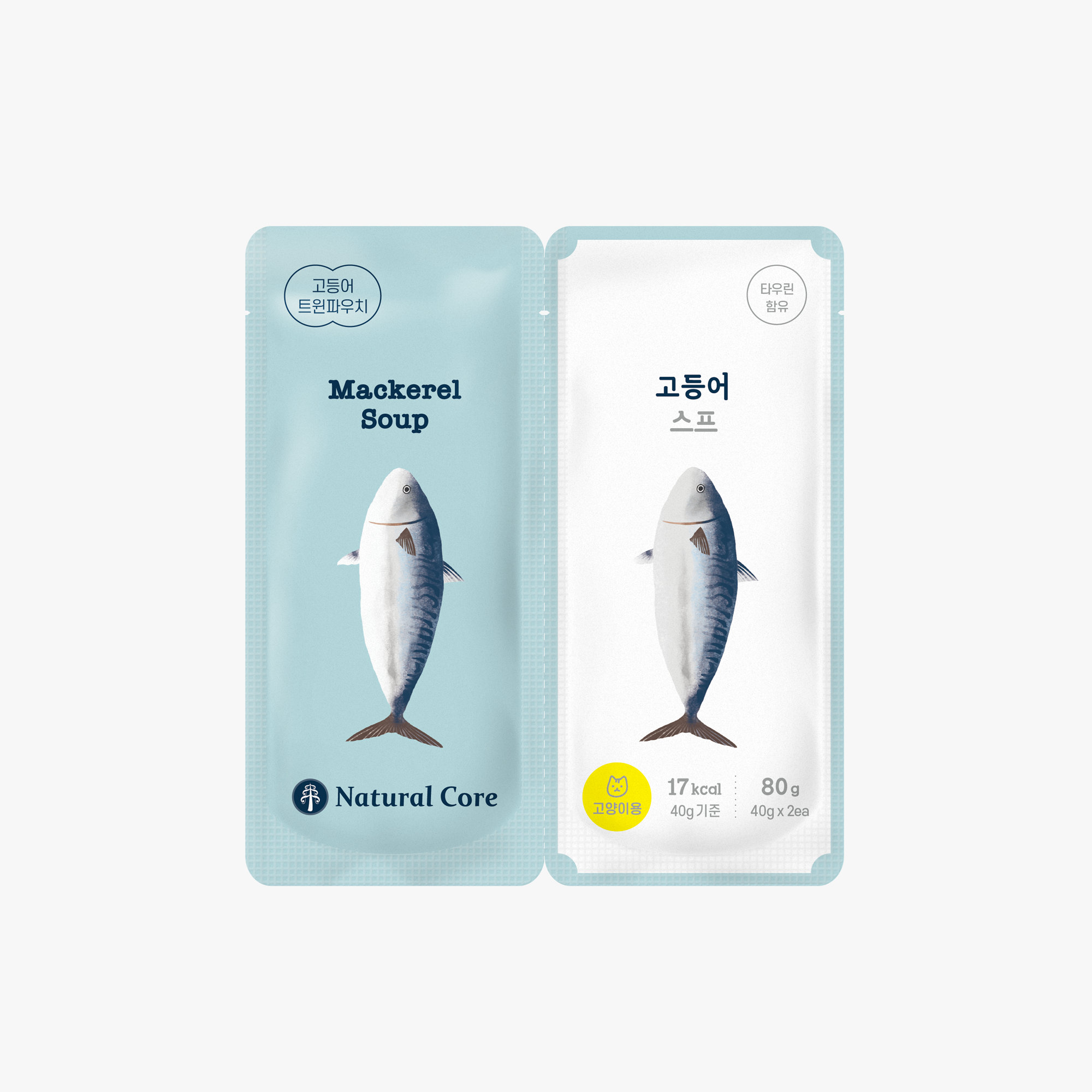 내츄럴코어 트윈파우치 오리&치킨 스프 80g - 상세 이미지 5