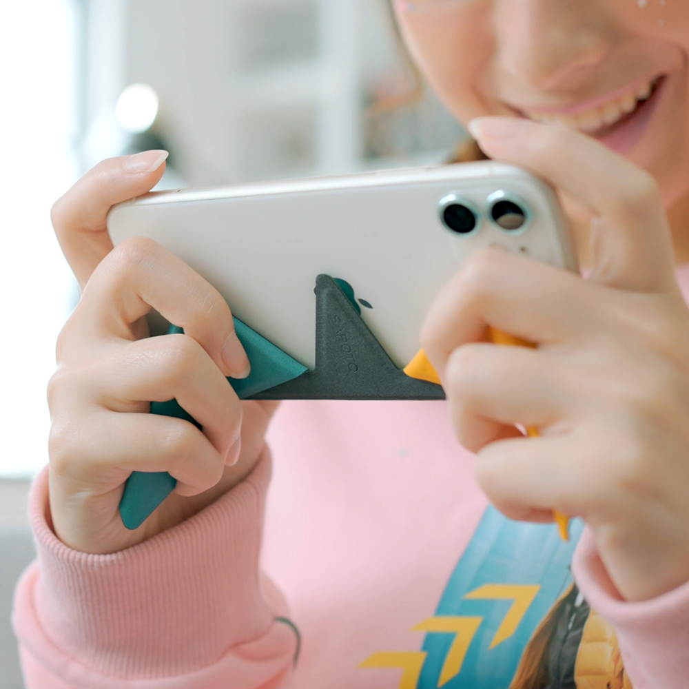 사포토 부착형 조이패드 모바일 게임패드 핸드폰 카드지갑 그립 거치대 - 상세 이미지 4