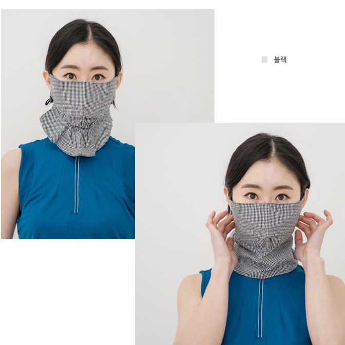 여름골프마스크 운동용마스크 자외선차단복면 골프용마스크 - 상세 이미지 4