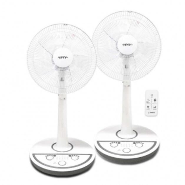 좌석용 가정용선풍기 리모컨 시원한 원룸 자취방 발터치선풍기 - 메인 이미지