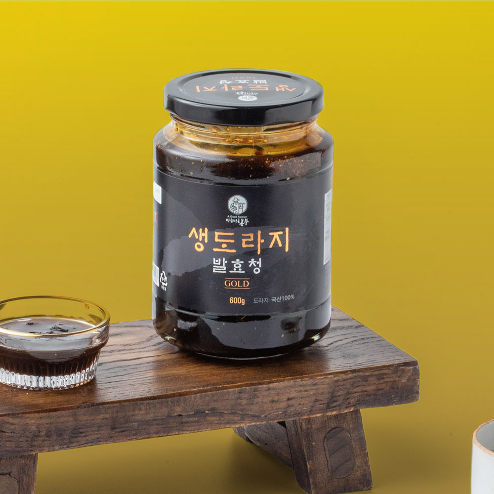 도라지청 600g 국산 약도라지청 생도라지 발효청 선물 세트 - 상품 이미지