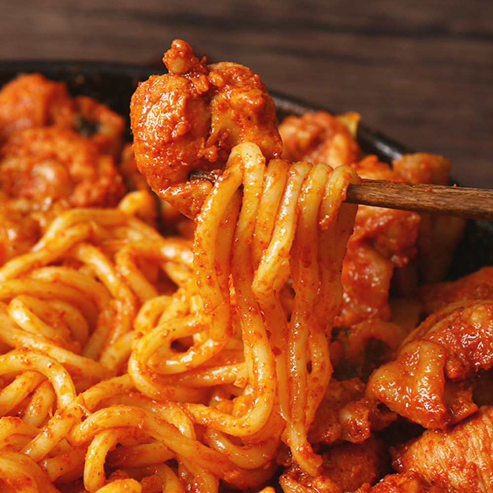 강원도 춘천 양념 닭갈비 1kg (3-4인분) 캠핑음식 국내산 냉장육 - 상세 이미지 4