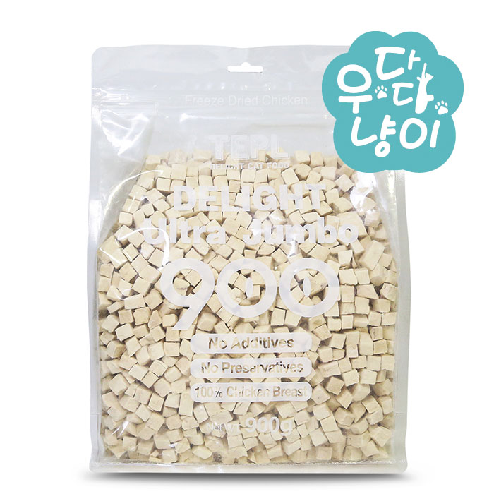 테플 딜라이트 트릿 울트라 900g 닭가슴살 동결건조간식