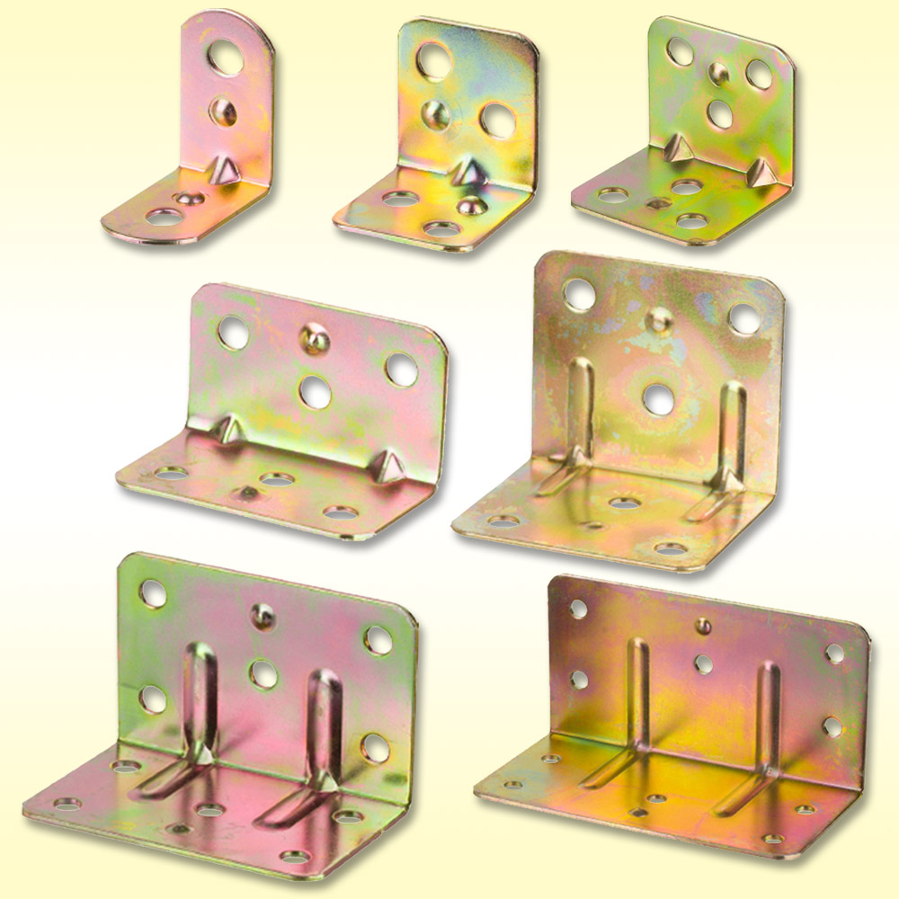 세명 꺽쇠 코너철 극소  15x25mm 200EA 평철 스텐 브라켓 받침대 경첩 - 상세 이미지 2