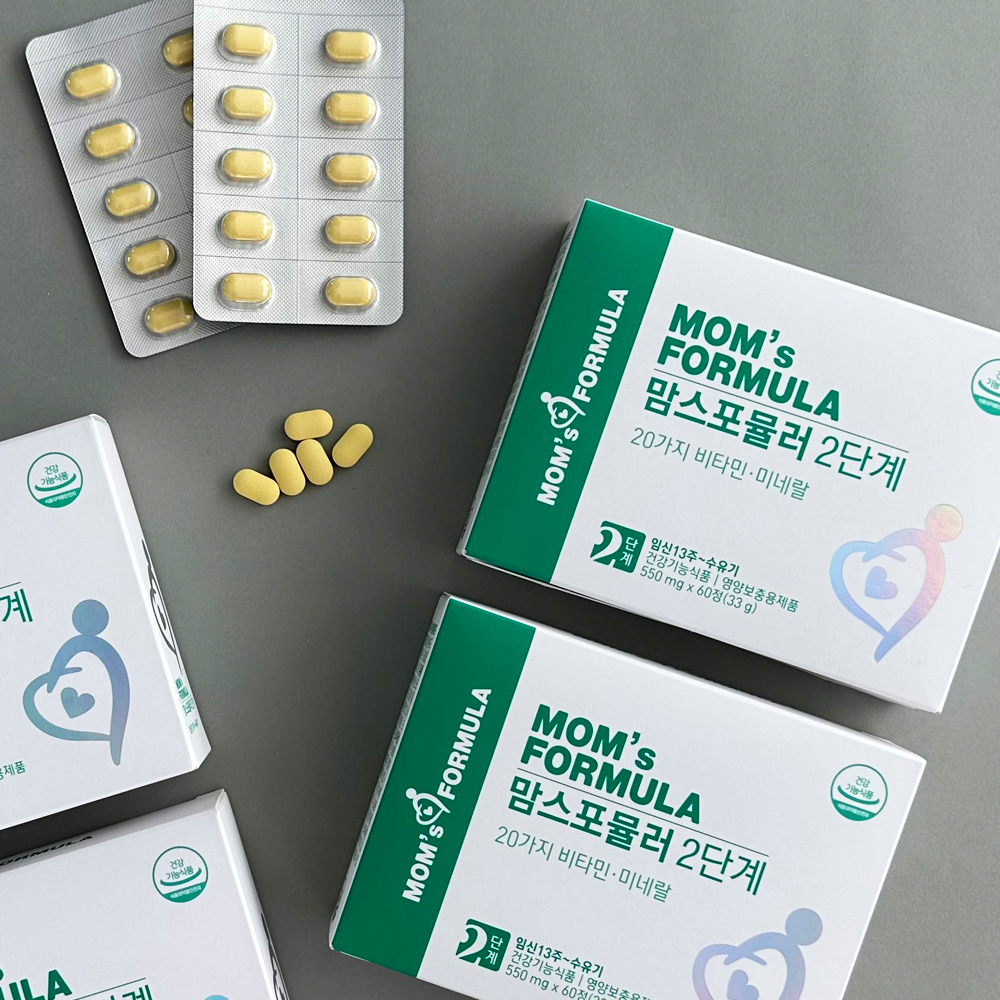 맘스 포뮬러 2단계 / 임산부 수유부 산후 출산후 종합 비타민 모유수유 철분제 영양제