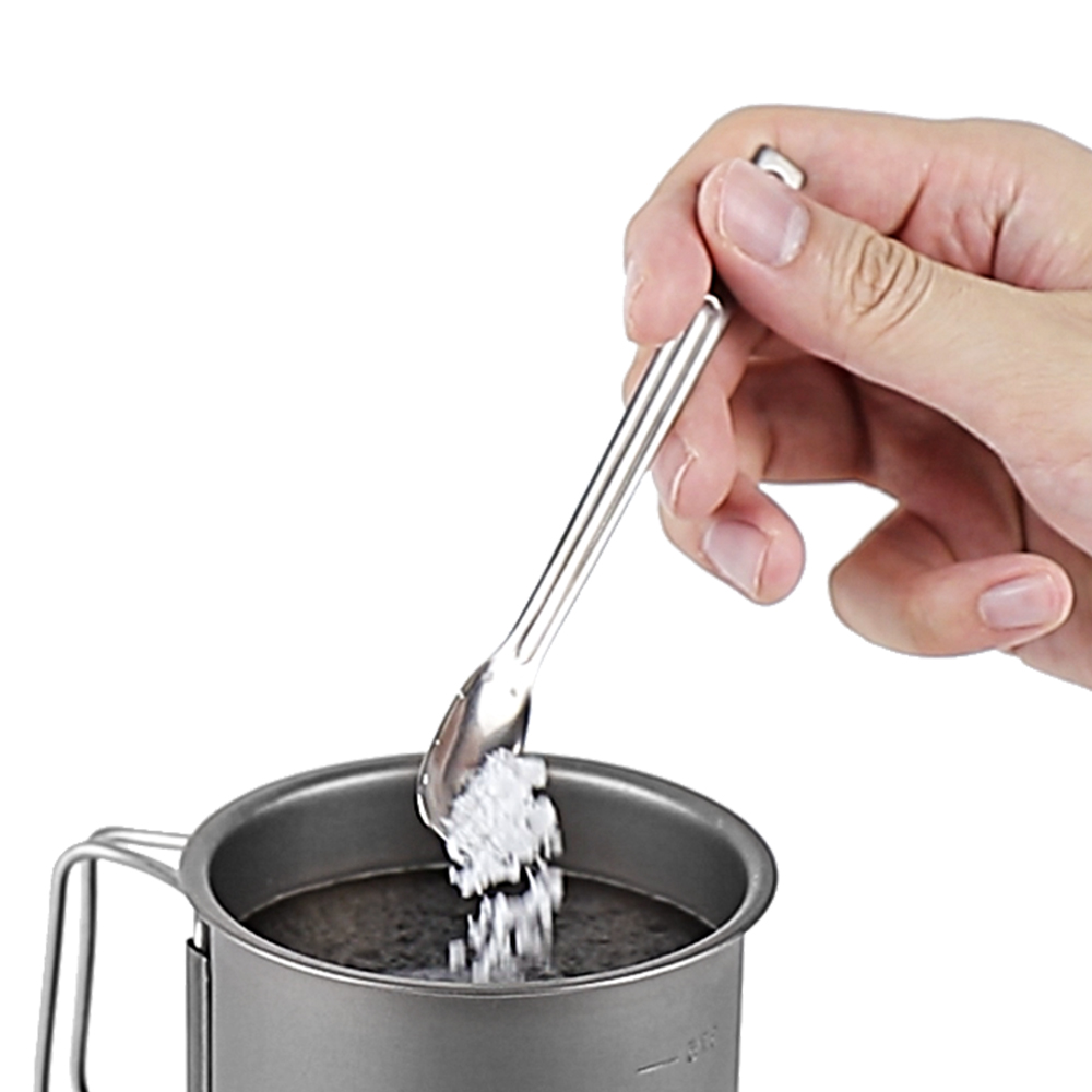 AMG 티타늄 티스푼 캠핑 커피 칵테일 머들러