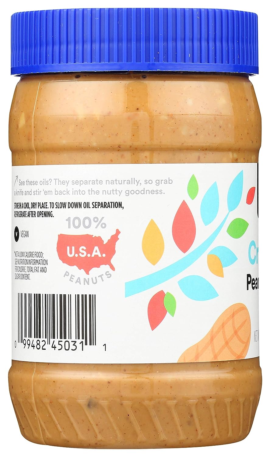 365 Everyday Value Crunchy Peanut Butter 에브리데이 크런치 피넛 버터 16oz(454g) 4팩 - 상세 이미지 5