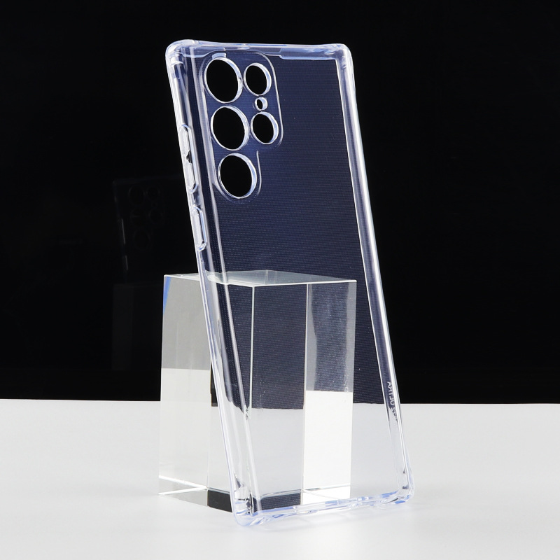 갤럭시 s22 울트라 변색없는 투명 케이스 카메라보호 범퍼 - 상품 이미지