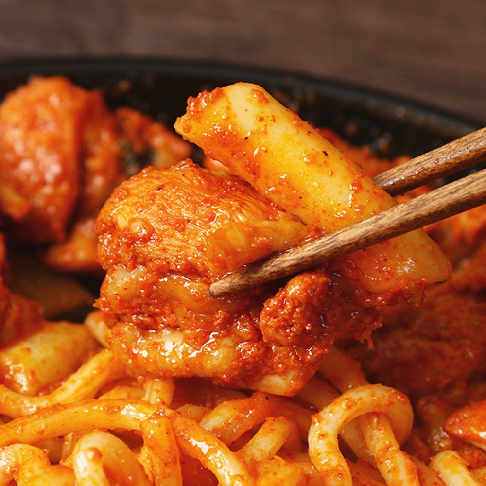 강원도 춘천 양념 닭갈비 1kg (3-4인분) 캠핑음식 국내산 냉장육 이미지 7