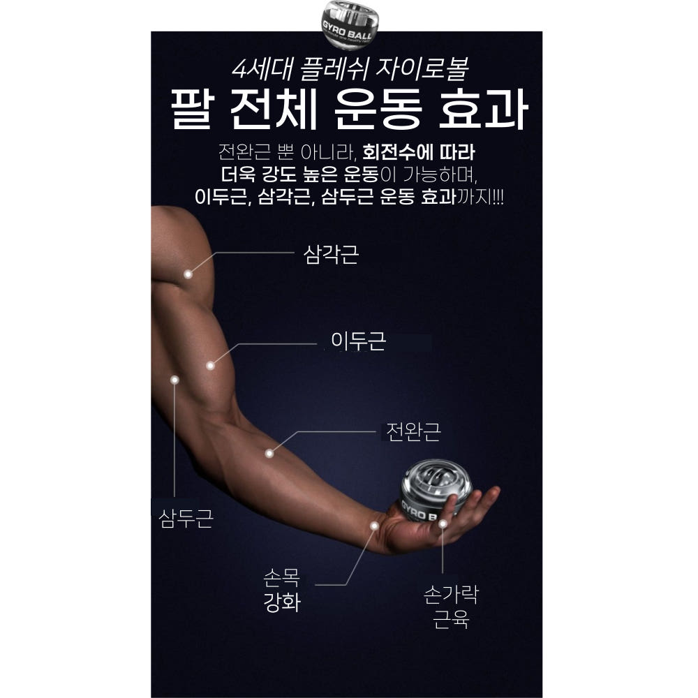 자이로볼 비교 사진
