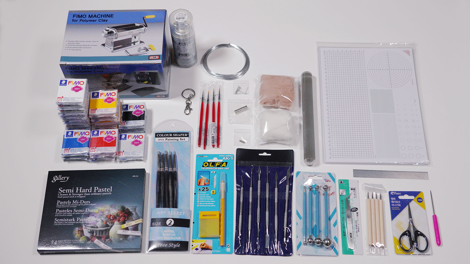 유튜버 띠부 폴리머클레이 온라인클래스 준비물 키트