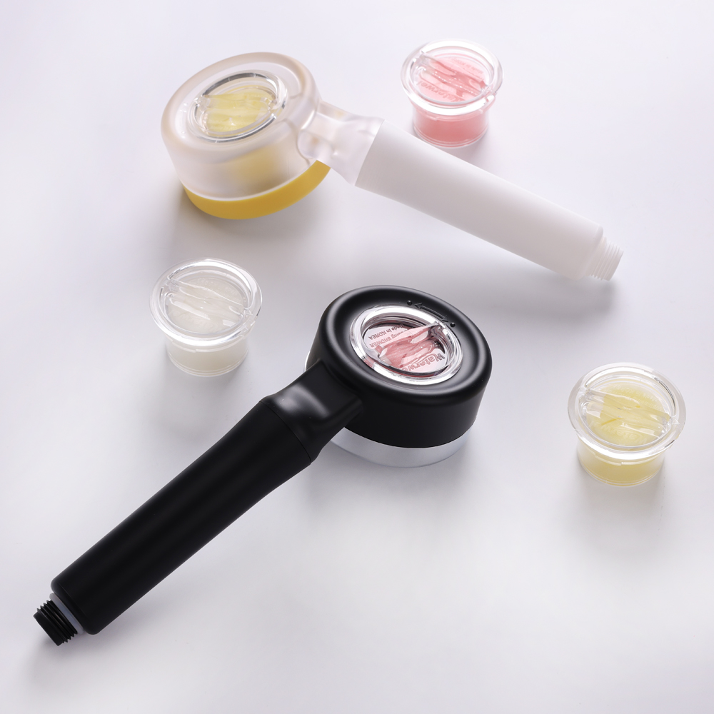 워터웰 에코젠 비타민 캡슐 샤워기 블랙 화이트 헤드 필터 녹물제거 수압상승 고압절수 아기 욕실