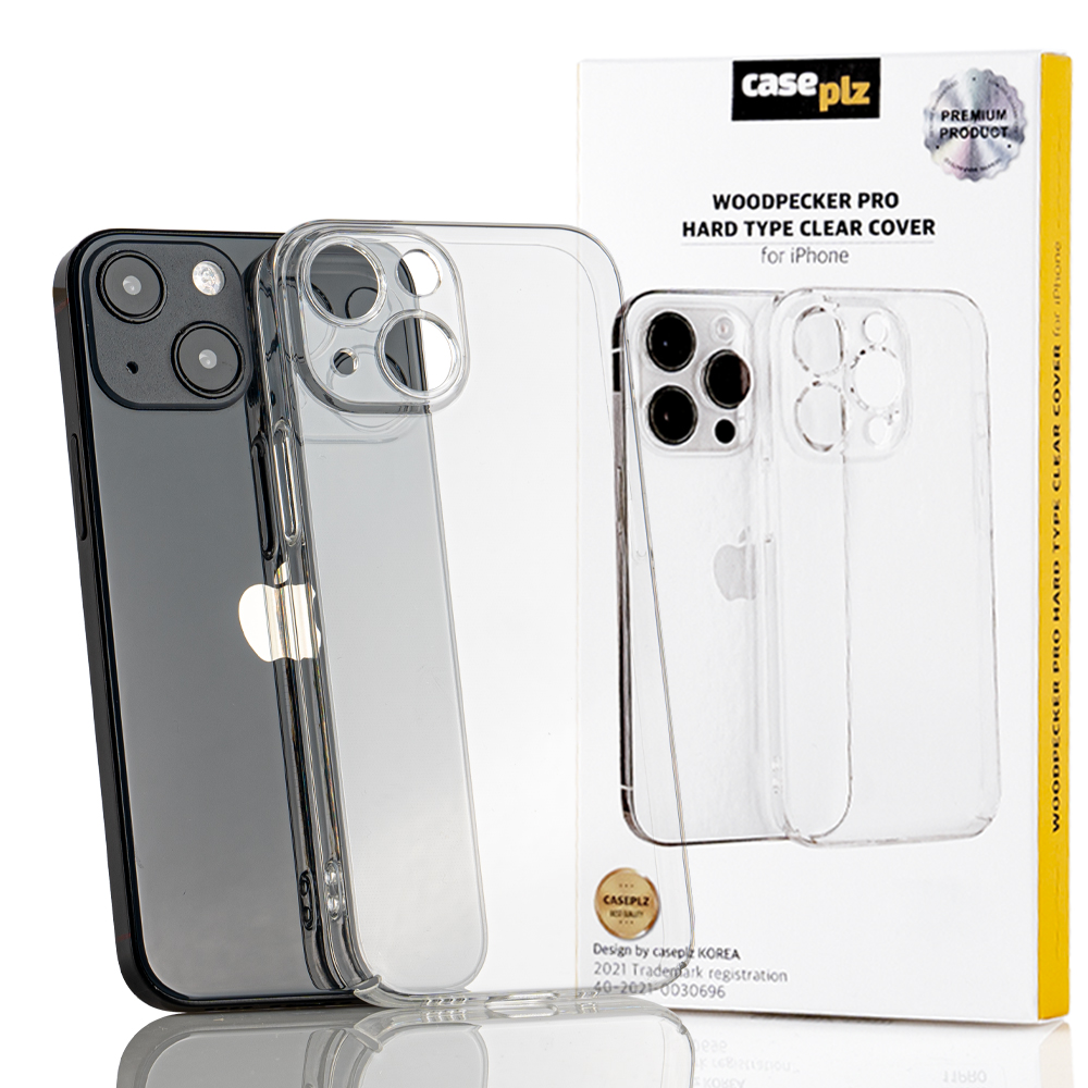 아이폰투명케이스 변색없는슬림하드 렌즈풀커버케이스 투명, 아이폰13 미니
