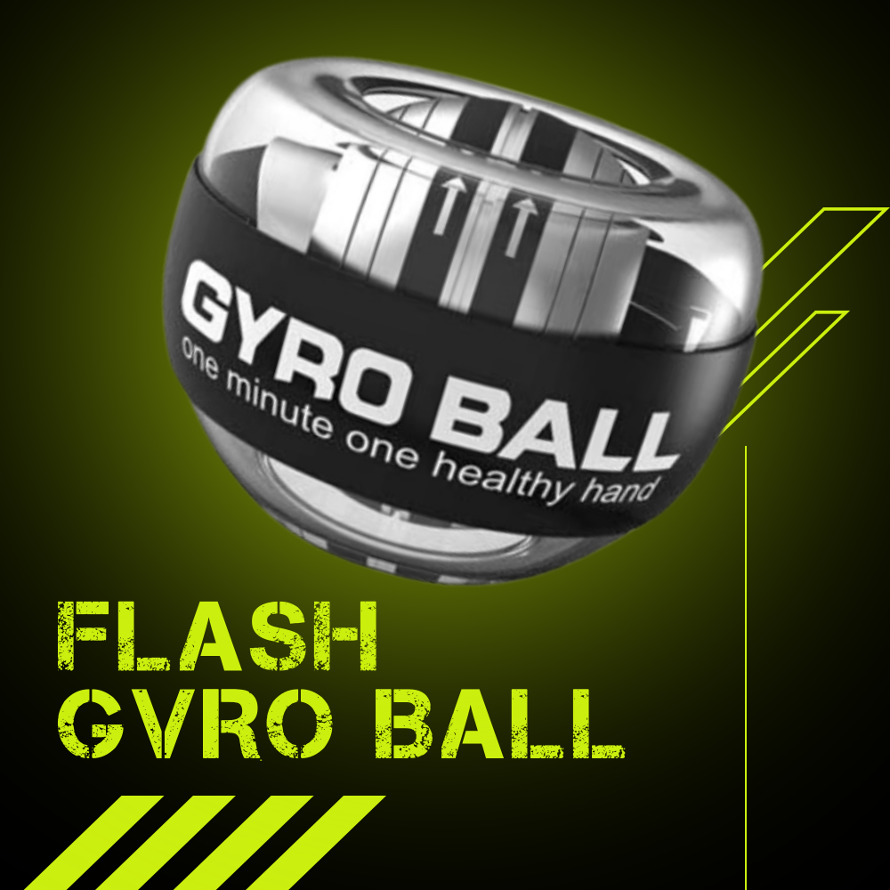 플레시 자이로볼 4세대 전완근 손목 근력 강화 운동기구 악력 팔 근육 팔씨름 스트레칭 오토볼 챌린지 이미지 2