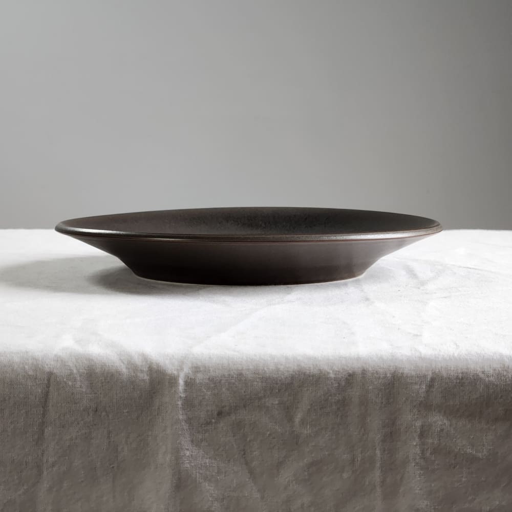 코요 스파다 나눔 일본 예쁜 디저트 접시 라바브라운 17.5cm 이미지 8