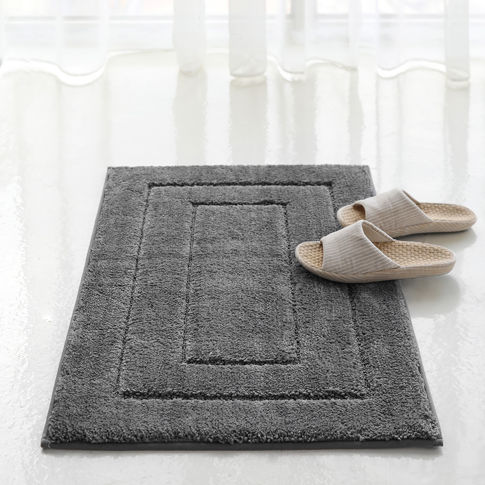 호텔 북유럽 욕실 침실 쿠션 극세사 대형 인테리어 발매트 40x60cm