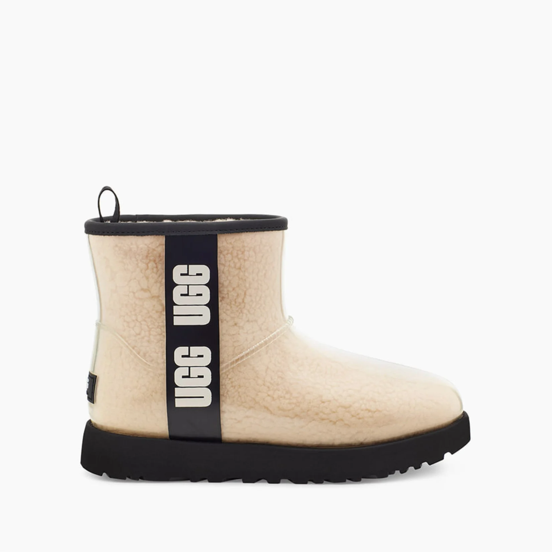 어그 클래식 클리어 미니 내추럴 블랙 레드 양털 부츠 UGG 미국 - 상세 이미지 2