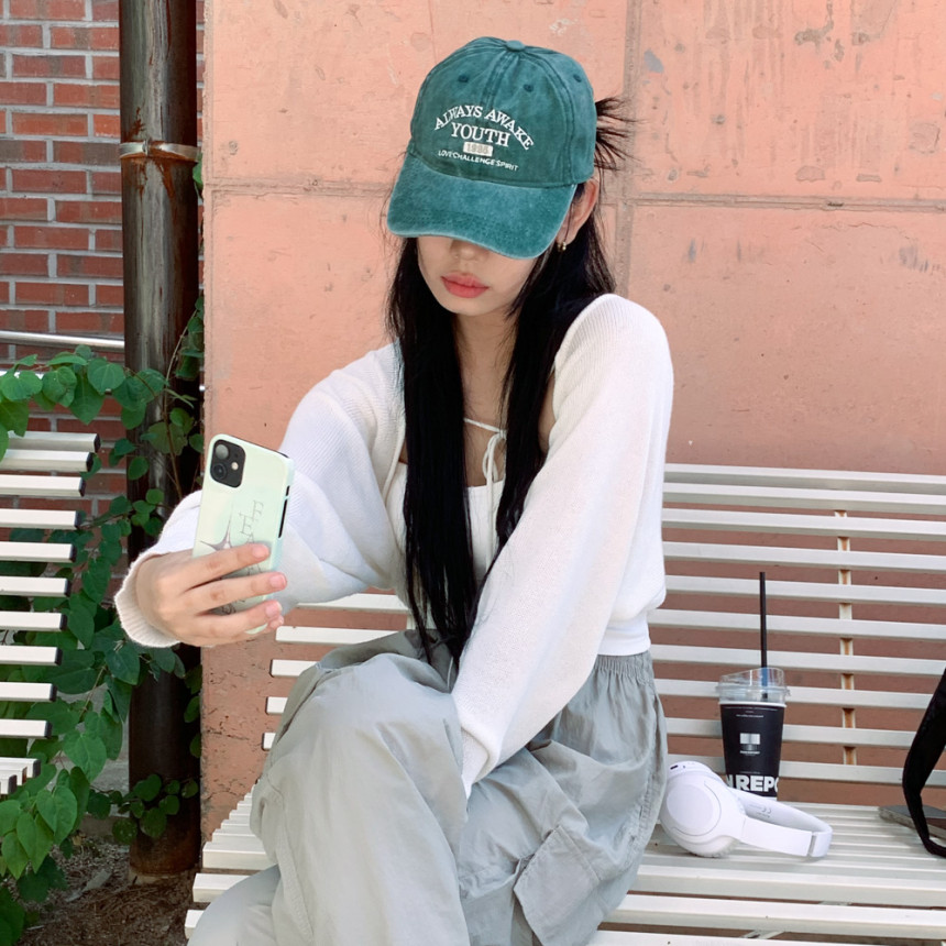 [18종/BEST] y2k 레터링 자수 빈티지 페스티벌 볼캡 모자 모음 상세 이미지 203