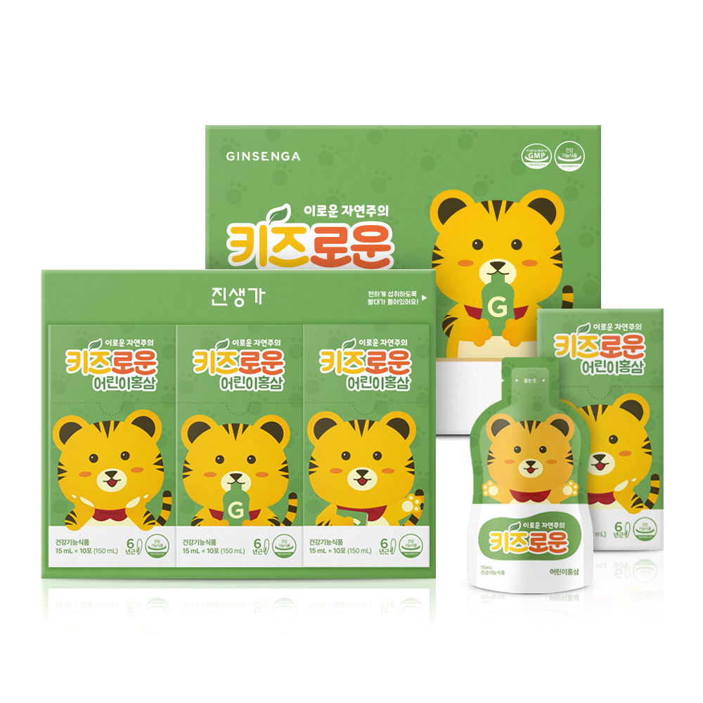 진생가 키즈로운 어린이홍삼 15ml 30포 - 상세 이미지 3