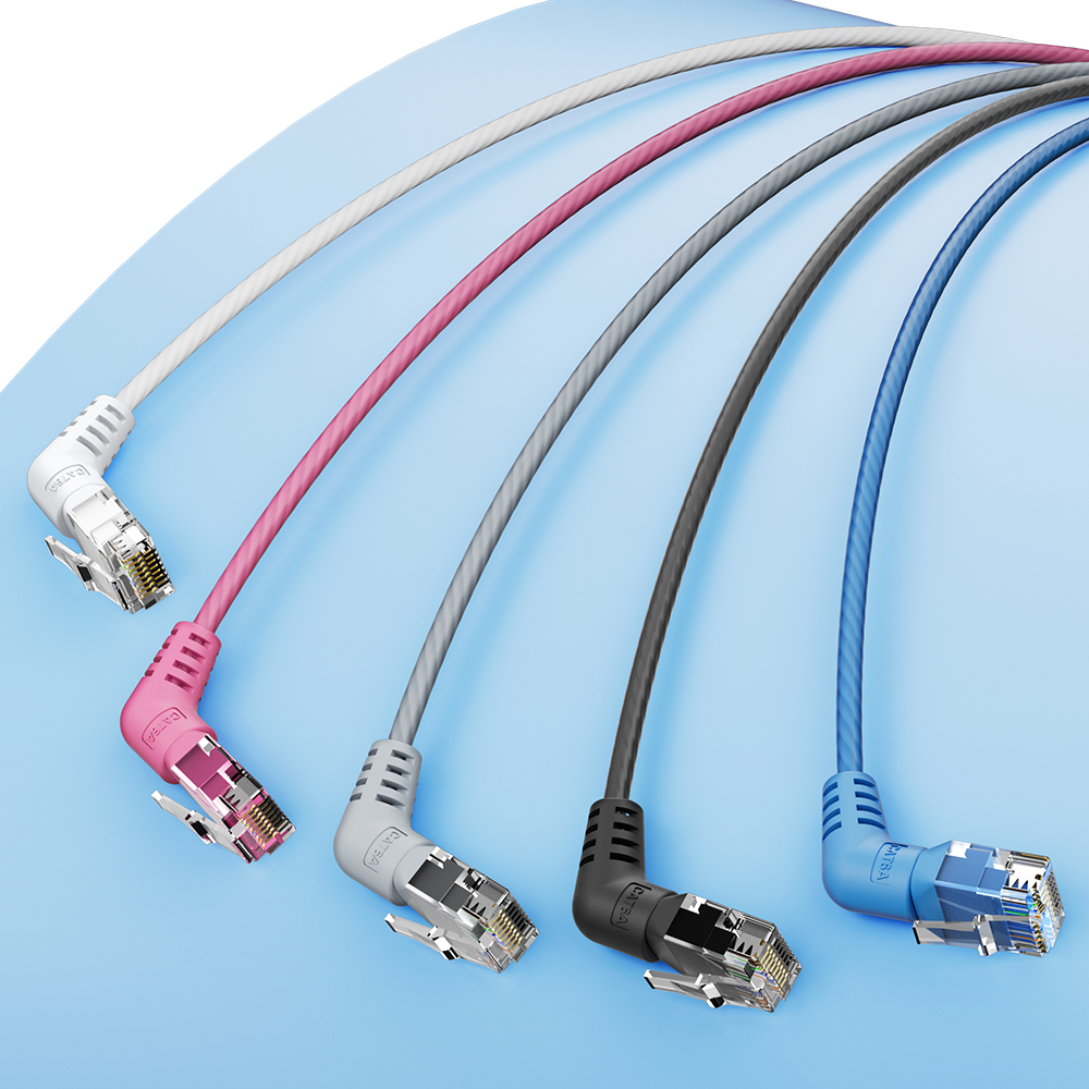 벤션 CAT6A 360도 회전꺽임형 울트라슬림 기가 랜선 화이트 IBOW 15m, 1개 - 상세 이미지 3