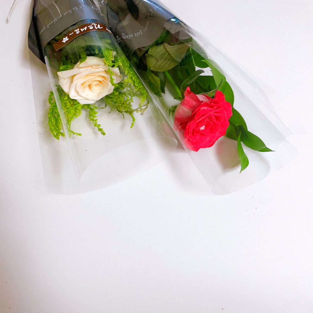 한송이 장미 리시안셔스 카네이션 거베라 해바라기 소국 포장 택배 생화 단체 답례 꽃배달싼곳