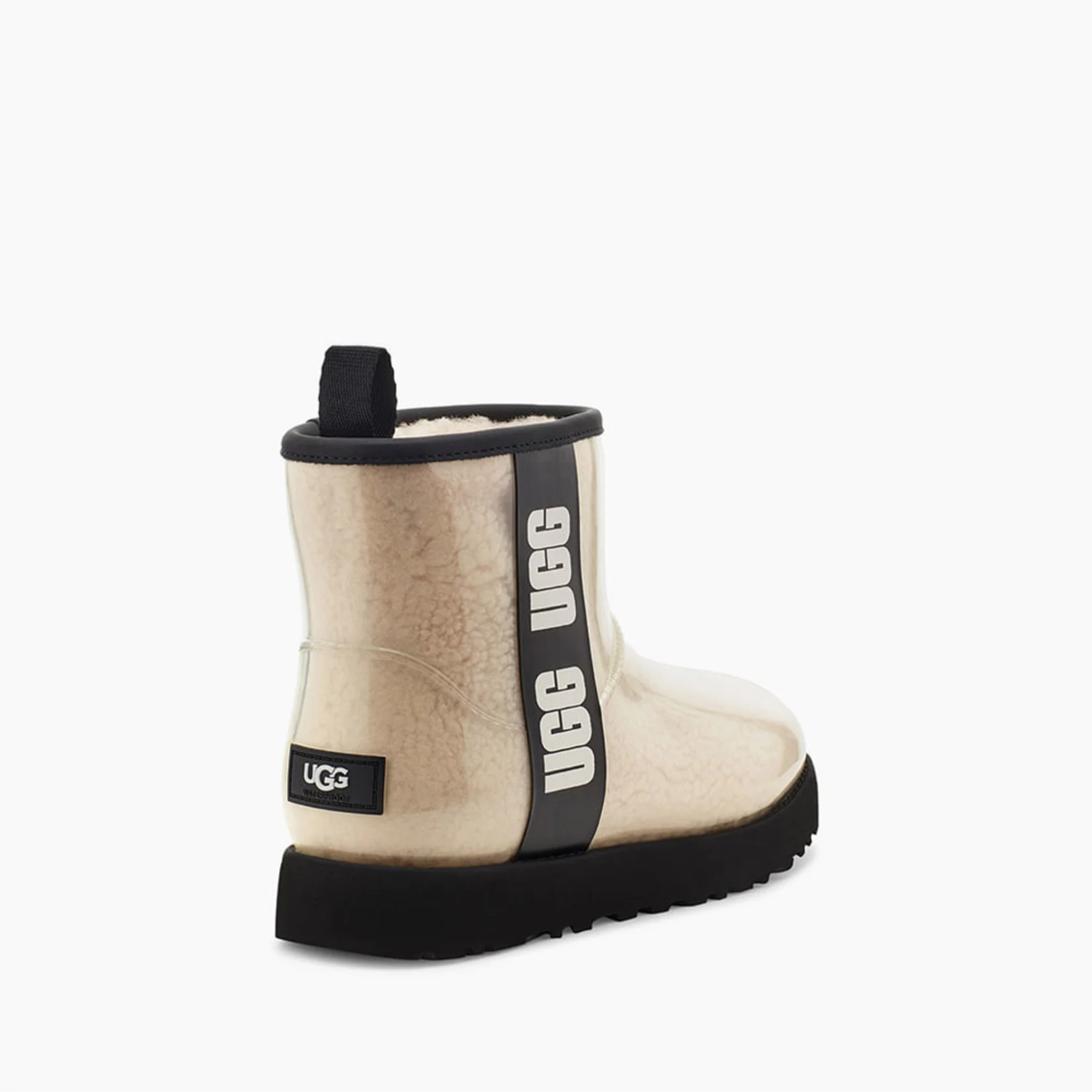 어그 클래식 클리어 미니 내추럴 블랙 레드 양털 부츠 UGG 미국 - 상세 이미지 4