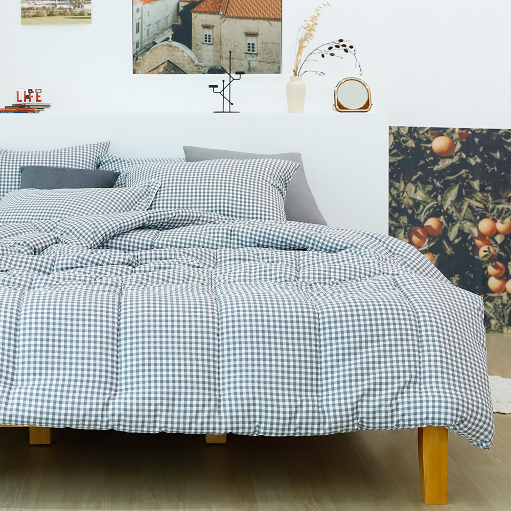 겨울 거실 카페트 면 패드 미끄럼방지 북유럽 누빔 대형 바닥 카펫 피노키오 체크 패드 SS