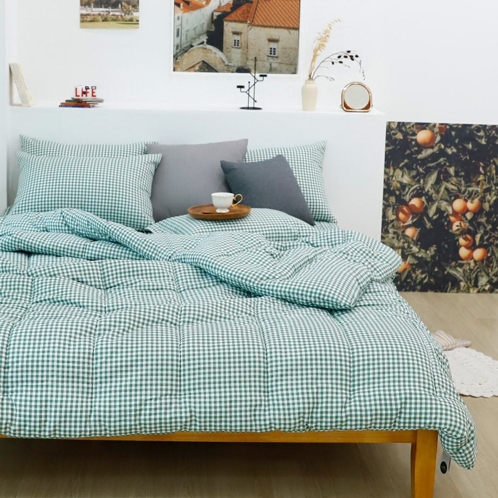 겨울 거실 카페트 면 패드 미끄럼방지 북유럽 누빔 대형 바닥 카펫 피노키오 체크 패드 SS