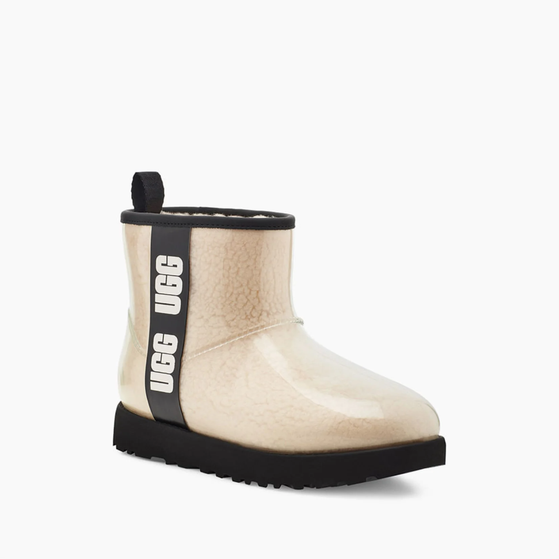 어그 클래식 클리어 미니 내추럴 블랙 레드 양털 부츠 UGG 미국 - 상세 이미지 3