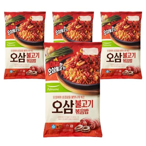 풀무원 오삼 불고기 볶음밥 420g 4개 : 스마트바잉