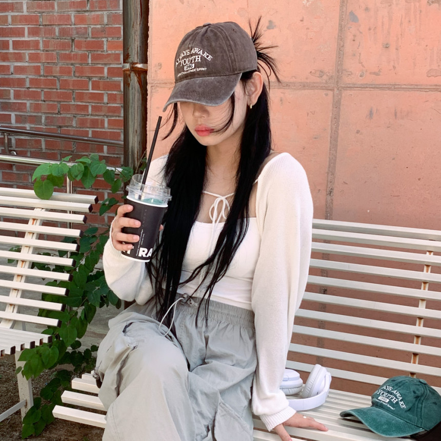 [18종/BEST] y2k 레터링 자수 빈티지 페스티벌 볼캡 모자 모음 상세 이미지 192