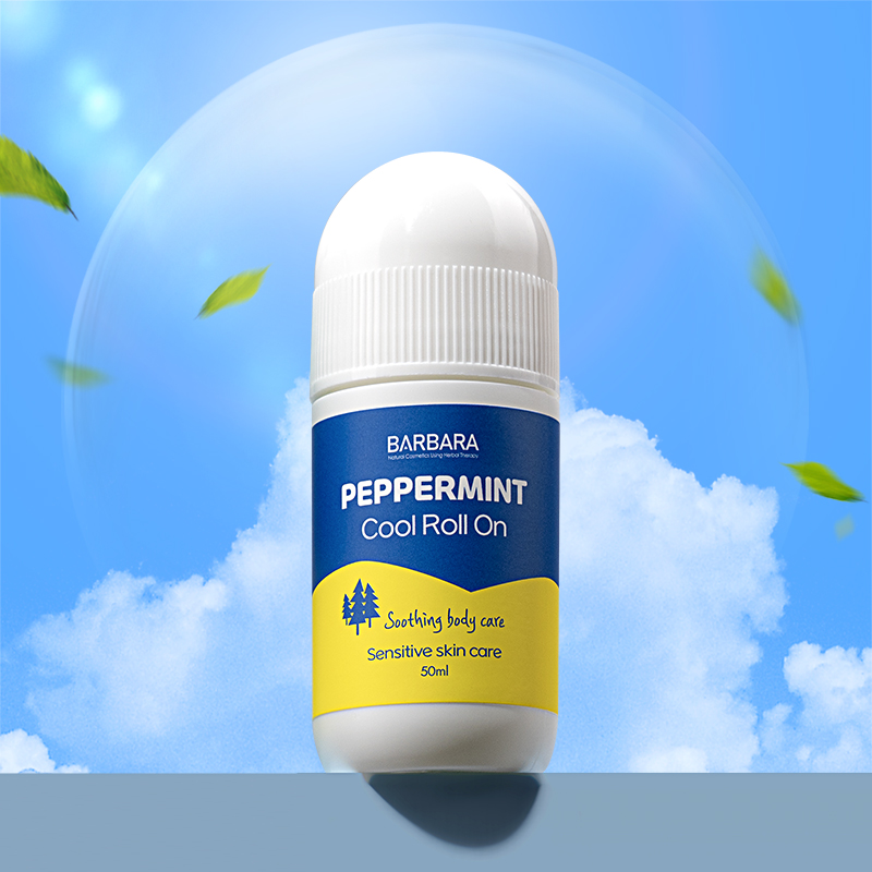 바르바라 아로마 에센셜 오일 야몽 페퍼민트 쿨 롤온