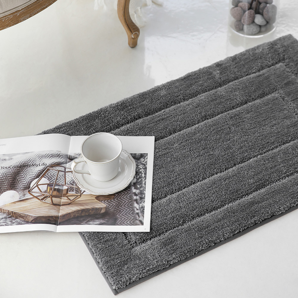 호텔 북유럽 욕실 침실 쿠션 극세사 대형 인테리어 발매트 40x60cm