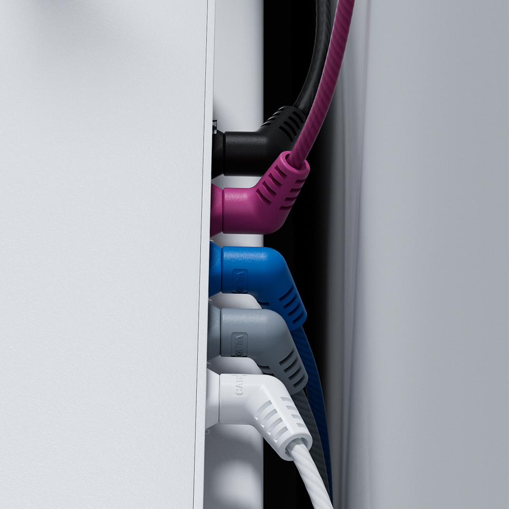벤션 CAT6A 360도 회전꺽임형 울트라슬림 기가 랜선 화이트 IBOW 15m, 1개 - 상세 이미지 5