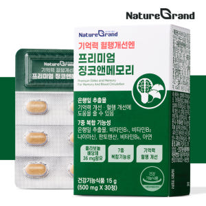 징코플러스 은행잎추출물 영양제 기억력 혈액순환 약1개월 맛있게 먹은 솔직 후기 - 상품 이미지 2