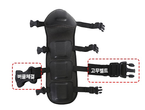 벌초 예초기 작업용무릎보호대 제초작업 정강이보호대 - 상세 이미지 4