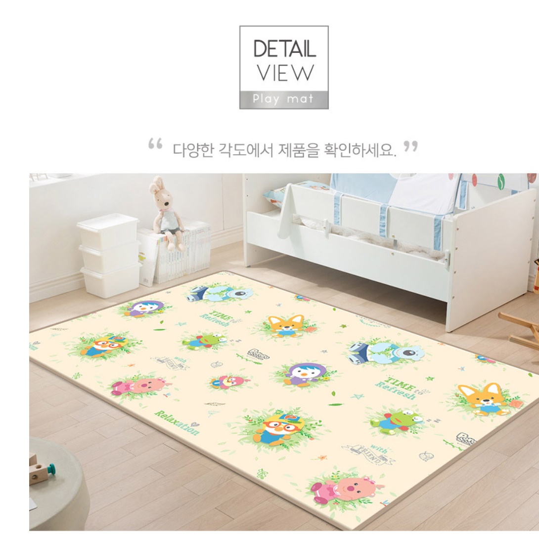어린이집매트 유아바닥매트 거실 유치원매트 185x140cm - 상세 이미지 2