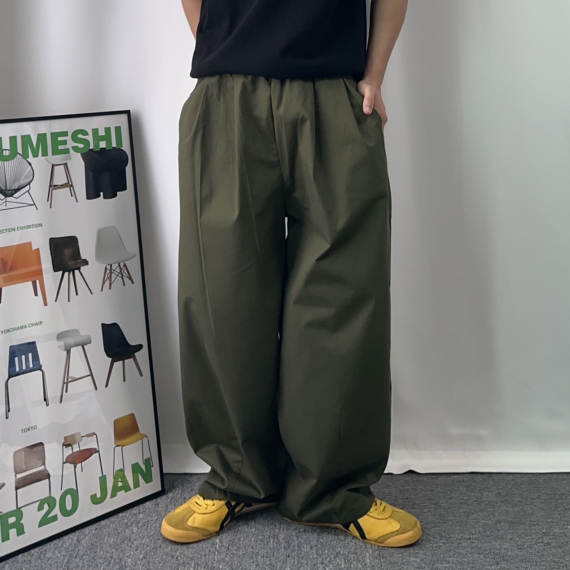 1+1 남자벌룬팬츠 남자항아리바지 - 상세 이미지 2