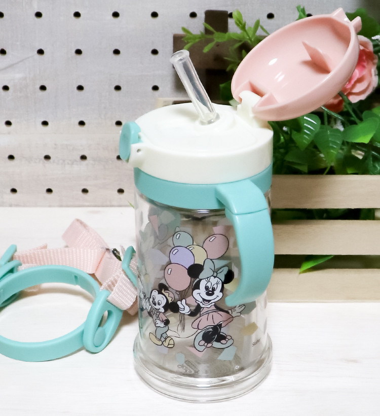 스케이터 디즈니 미키 앤 프렌즈 2WAY 원터치 빨대컵 370ml KSHW2N - 주방·식기 - 하카타몰