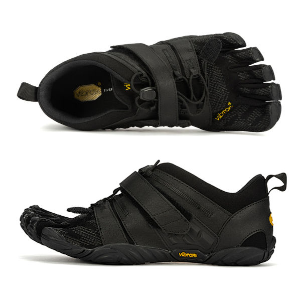 비브람파이브핑거스 V-TRAIN 2.0 WOMEN BLACK/BLACK 20W7701 여성 베어풋 피트니스 발가락 신발 : MISTERMACHO