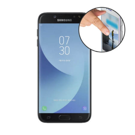 아미플러스 갤럭시 J7 2017 J730 지문방지 액정보호필름 2P 휴대폰액정필름