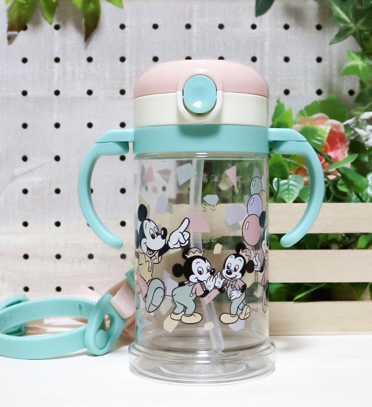 스케이터 디즈니 미키 앤 프렌즈 2WAY 원터치 빨대컵 370ml KSHW2N - 주방·식기 - 하카타몰